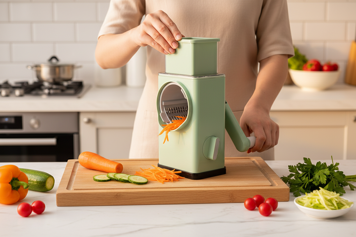 Women's POV using Vegetable Cutter